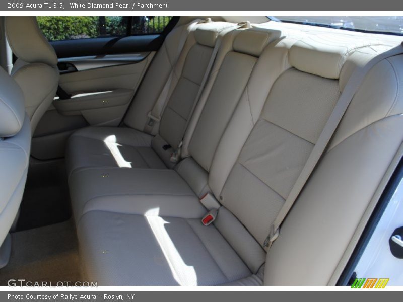 White Diamond Pearl / Parchment 2009 Acura TL 3.5