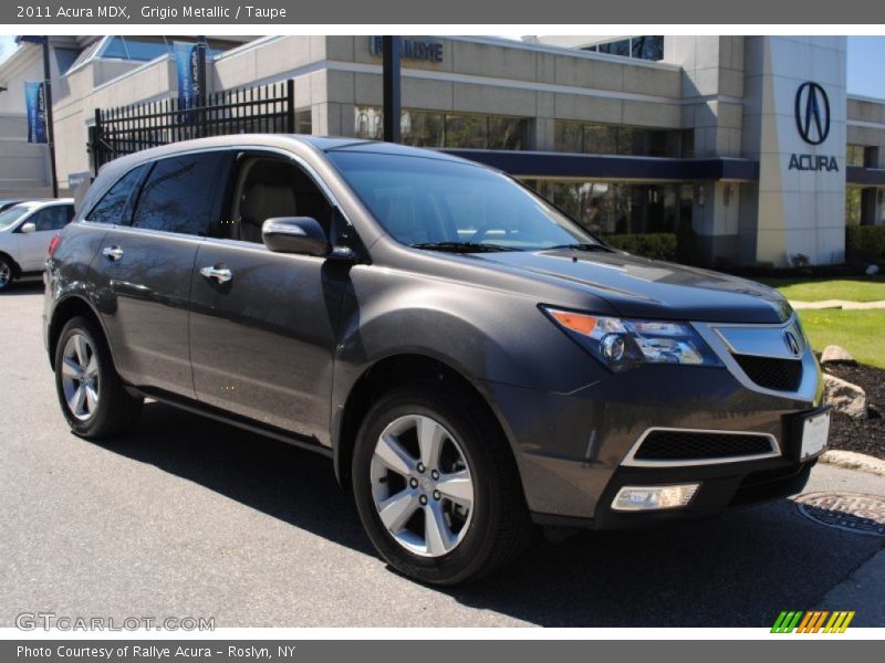 Grigio Metallic / Taupe 2011 Acura MDX