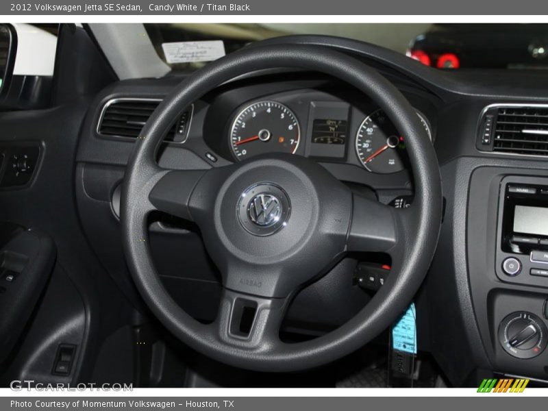 Candy White / Titan Black 2012 Volkswagen Jetta SE Sedan