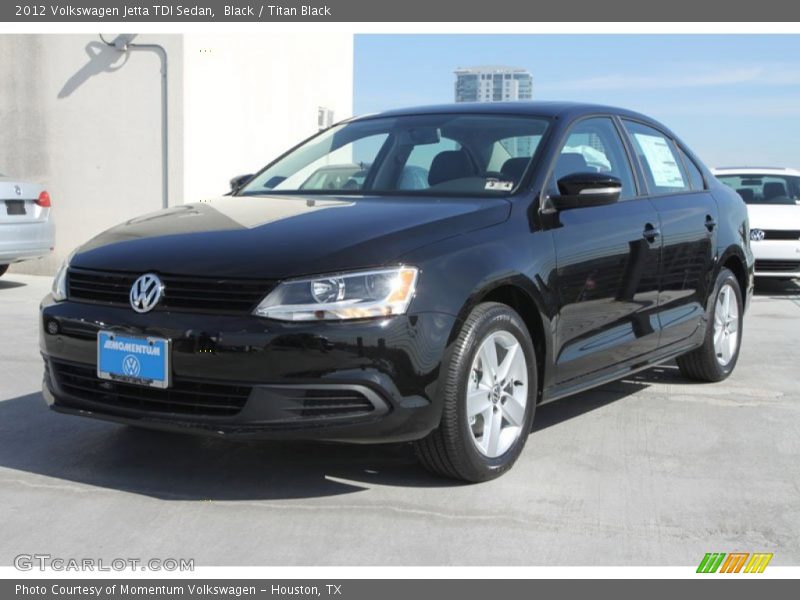 Black / Titan Black 2012 Volkswagen Jetta TDI Sedan