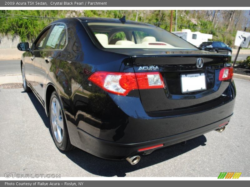 Crystal Black Pearl / Parchment 2009 Acura TSX Sedan