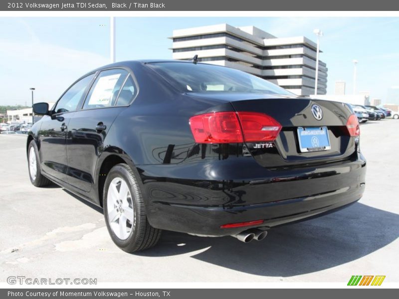 Black / Titan Black 2012 Volkswagen Jetta TDI Sedan