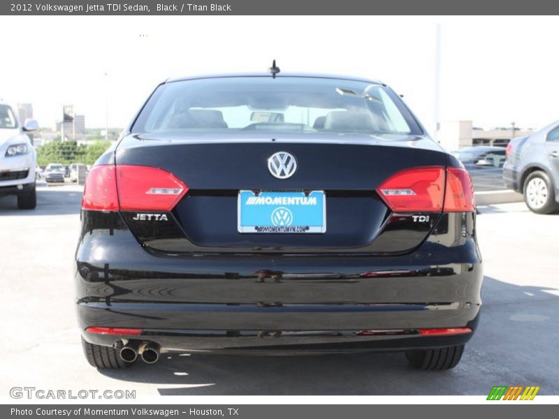 Black / Titan Black 2012 Volkswagen Jetta TDI Sedan