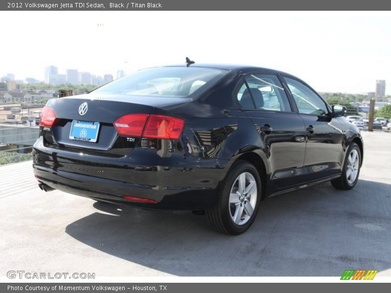 Black / Titan Black 2012 Volkswagen Jetta TDI Sedan