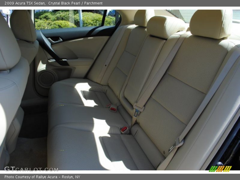 Crystal Black Pearl / Parchment 2009 Acura TSX Sedan