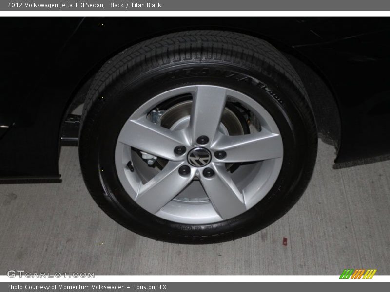 Black / Titan Black 2012 Volkswagen Jetta TDI Sedan