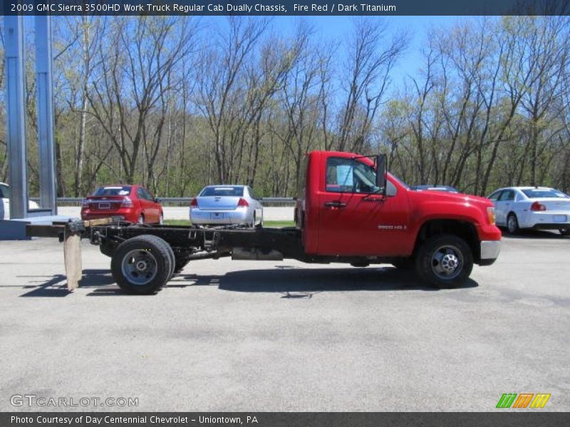  2009 Sierra 3500HD Work Truck Regular Cab Dually Chassis Fire Red