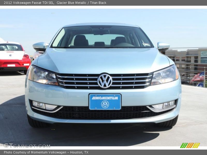 Glacier Blue Metallic / Titan Black 2012 Volkswagen Passat TDI SEL