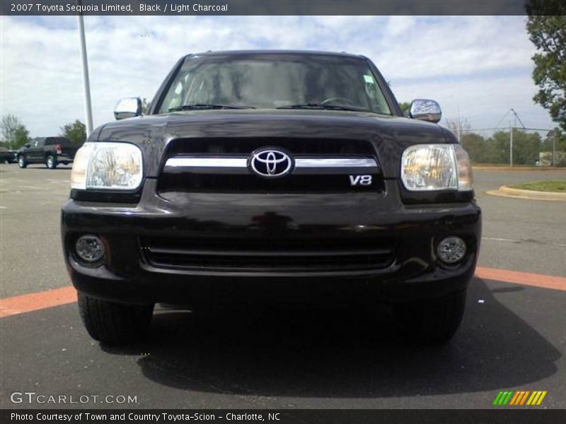 Black / Light Charcoal 2007 Toyota Sequoia Limited