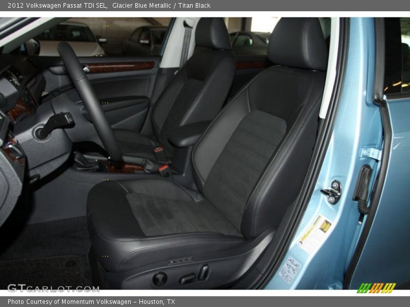 Glacier Blue Metallic / Titan Black 2012 Volkswagen Passat TDI SEL