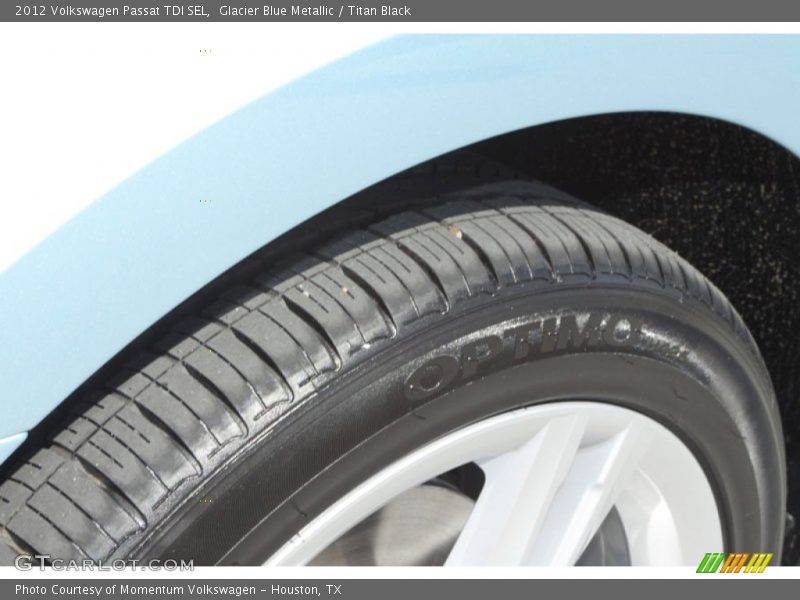 Glacier Blue Metallic / Titan Black 2012 Volkswagen Passat TDI SEL