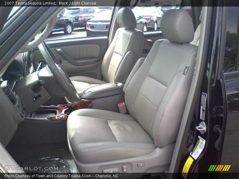 Black / Light Charcoal 2007 Toyota Sequoia Limited