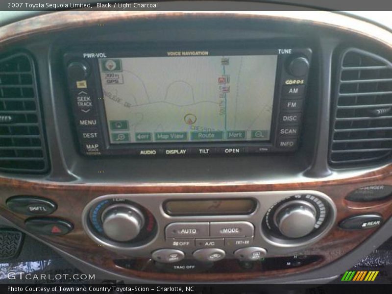 Black / Light Charcoal 2007 Toyota Sequoia Limited