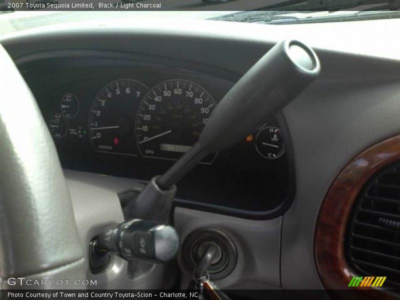 Black / Light Charcoal 2007 Toyota Sequoia Limited