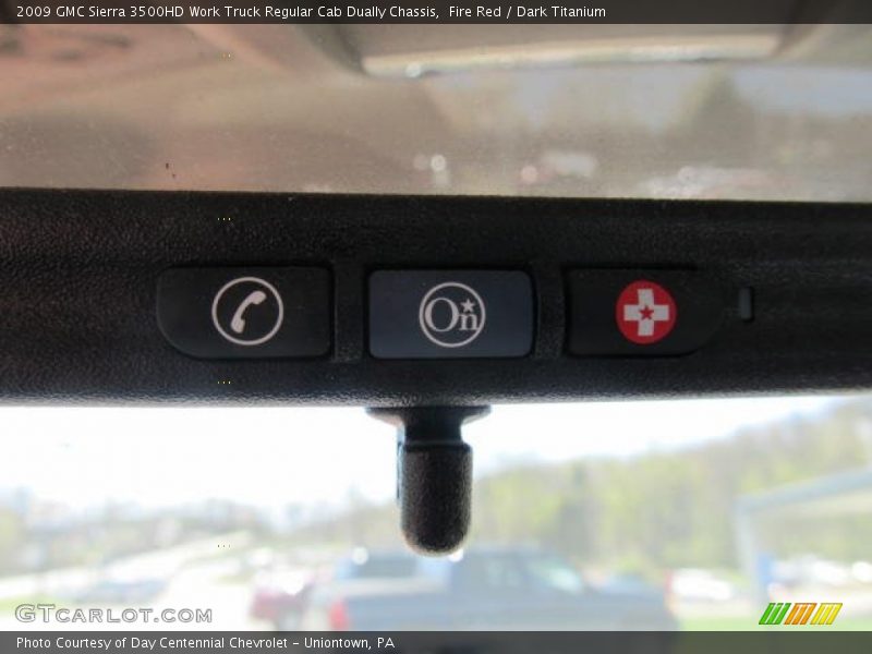 Fire Red / Dark Titanium 2009 GMC Sierra 3500HD Work Truck Regular Cab Dually Chassis