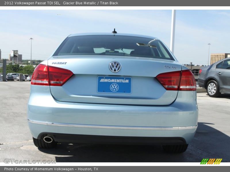 Glacier Blue Metallic / Titan Black 2012 Volkswagen Passat TDI SEL