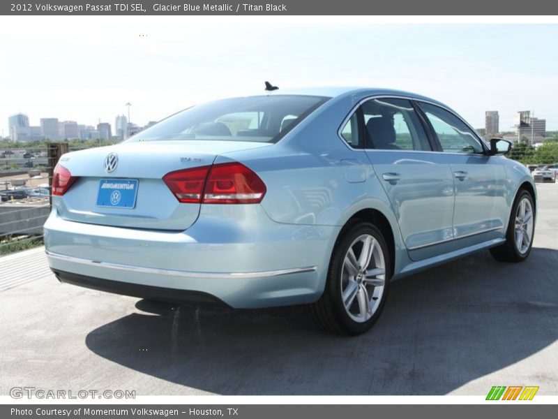 Glacier Blue Metallic / Titan Black 2012 Volkswagen Passat TDI SEL