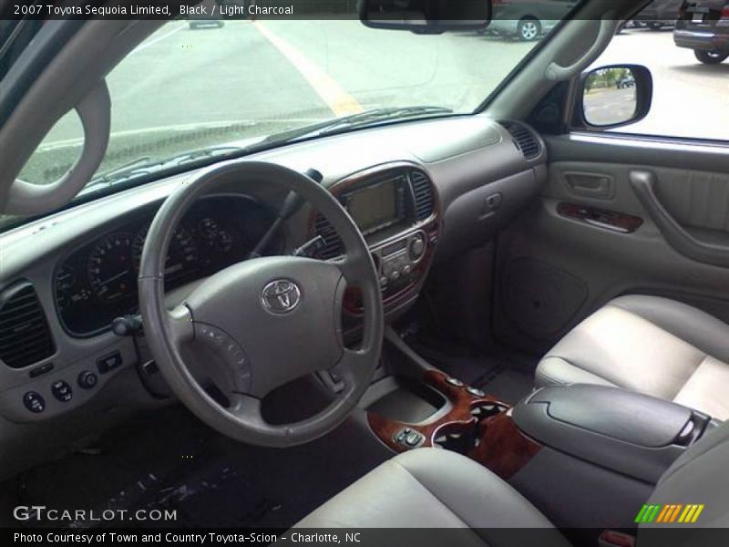 Black / Light Charcoal 2007 Toyota Sequoia Limited