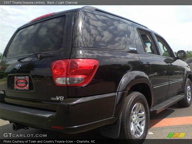 Black / Light Charcoal 2007 Toyota Sequoia Limited