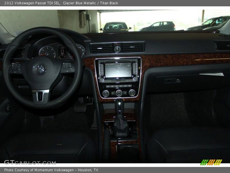 Glacier Blue Metallic / Titan Black 2012 Volkswagen Passat TDI SEL