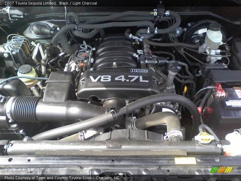 Black / Light Charcoal 2007 Toyota Sequoia Limited