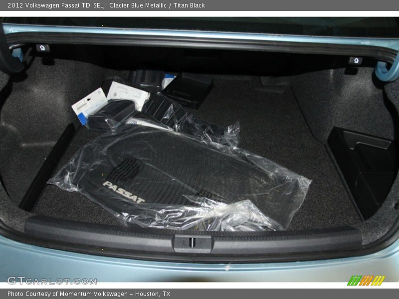 Glacier Blue Metallic / Titan Black 2012 Volkswagen Passat TDI SEL