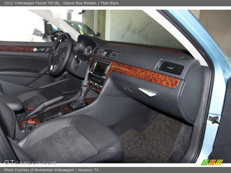 Glacier Blue Metallic / Titan Black 2012 Volkswagen Passat TDI SEL