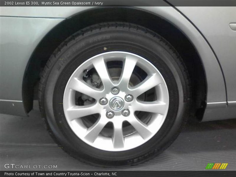 Mystic Sea Green Opalescent / Ivory 2002 Lexus ES 300
