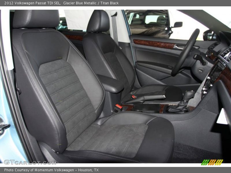 Glacier Blue Metallic / Titan Black 2012 Volkswagen Passat TDI SEL