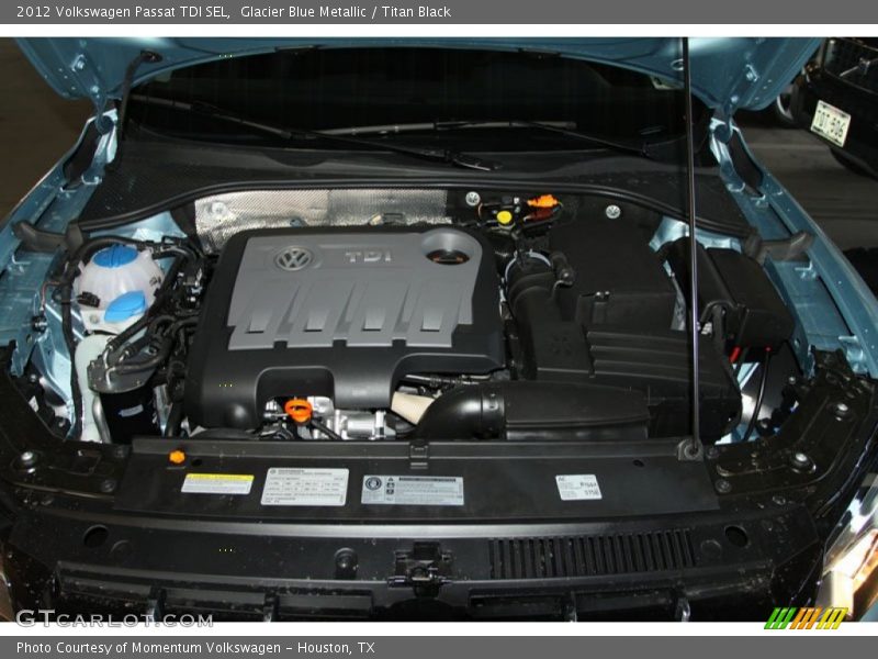 Glacier Blue Metallic / Titan Black 2012 Volkswagen Passat TDI SEL