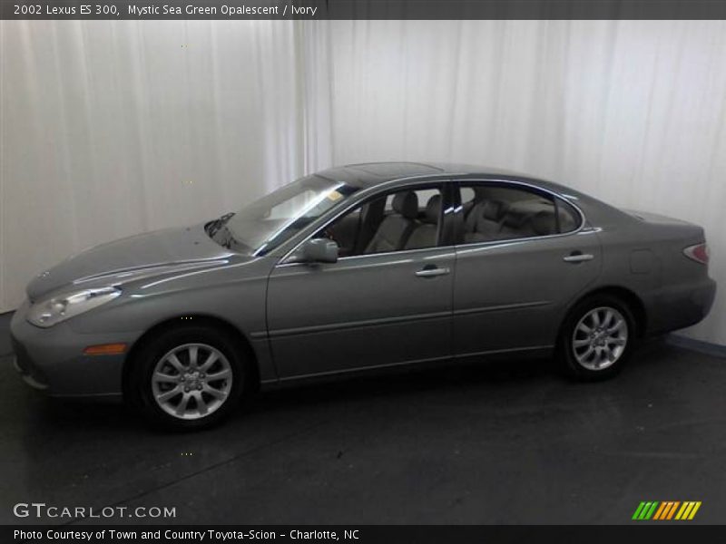 Mystic Sea Green Opalescent / Ivory 2002 Lexus ES 300