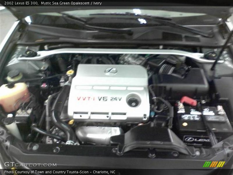 Mystic Sea Green Opalescent / Ivory 2002 Lexus ES 300