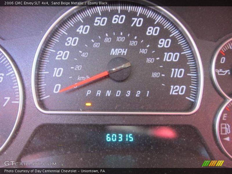 Sand Beige Metallic / Ebony Black 2006 GMC Envoy SLT 4x4