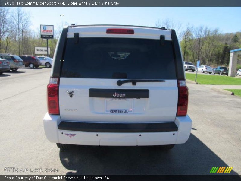 Stone White / Dark Slate Gray 2010 Jeep Commander Sport 4x4