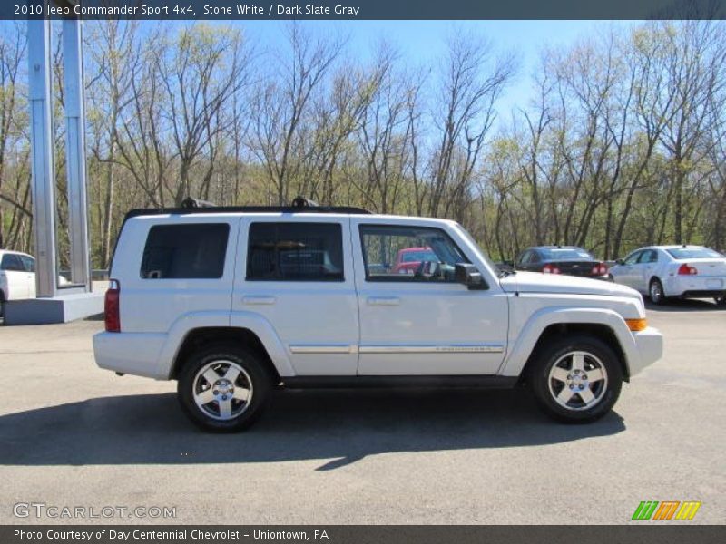 Stone White / Dark Slate Gray 2010 Jeep Commander Sport 4x4