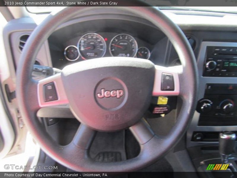 Stone White / Dark Slate Gray 2010 Jeep Commander Sport 4x4
