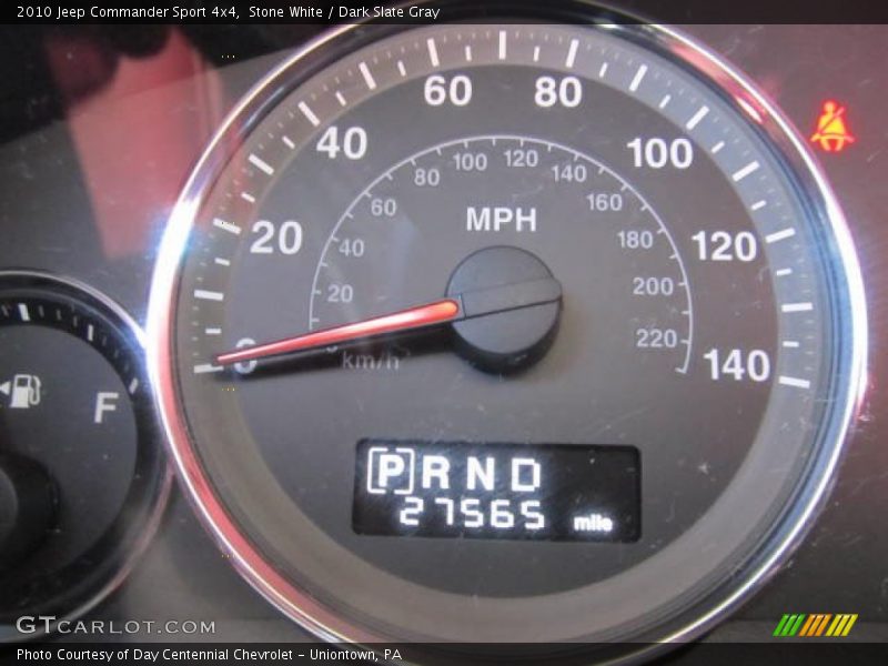 Stone White / Dark Slate Gray 2010 Jeep Commander Sport 4x4