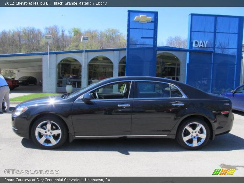 Black Granite Metallic / Ebony 2012 Chevrolet Malibu LT