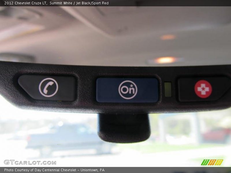 Summit White / Jet Black/Sport Red 2012 Chevrolet Cruze LT