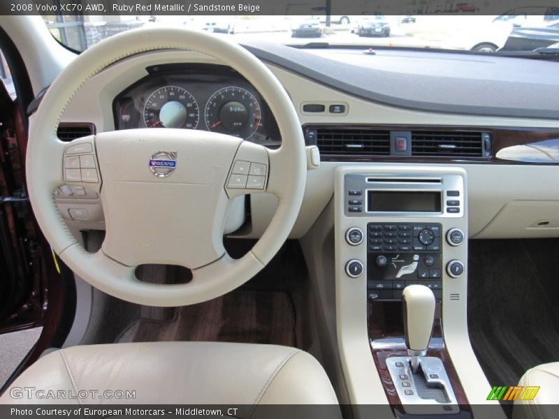 Ruby Red Metallic / Sandstone Beige 2008 Volvo XC70 AWD