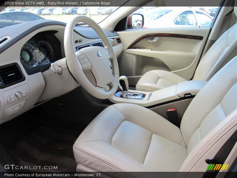 Ruby Red Metallic / Sandstone Beige 2008 Volvo XC70 AWD