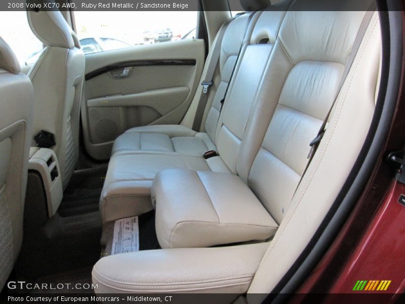 Ruby Red Metallic / Sandstone Beige 2008 Volvo XC70 AWD