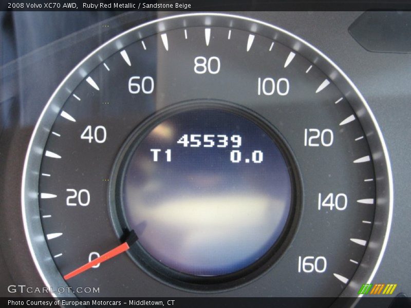 Ruby Red Metallic / Sandstone Beige 2008 Volvo XC70 AWD