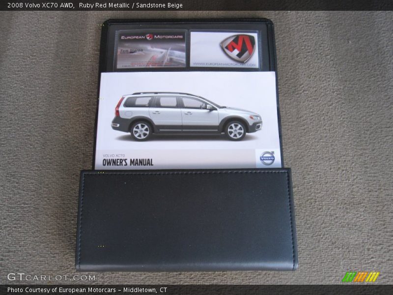 Ruby Red Metallic / Sandstone Beige 2008 Volvo XC70 AWD
