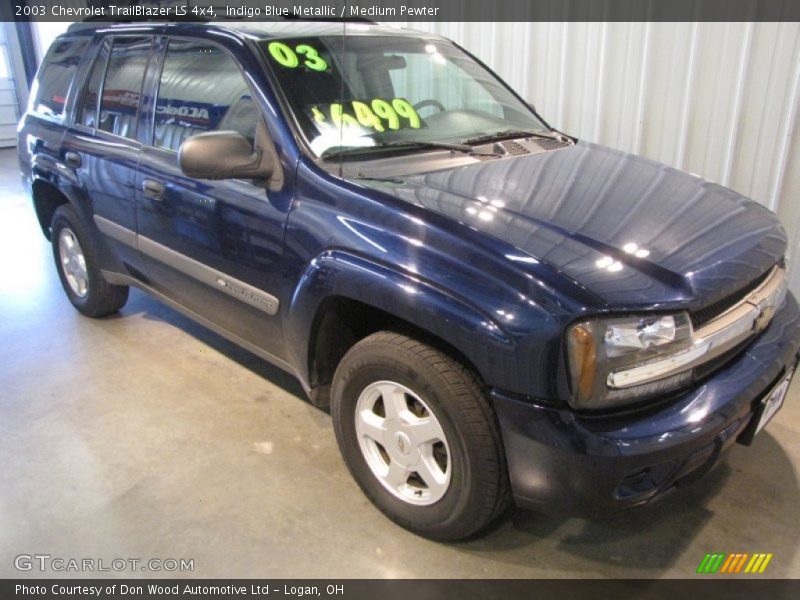 Indigo Blue Metallic / Medium Pewter 2003 Chevrolet TrailBlazer LS 4x4