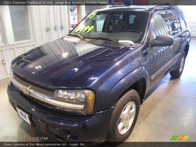 Indigo Blue Metallic / Medium Pewter 2003 Chevrolet TrailBlazer LS 4x4