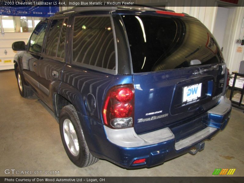 Indigo Blue Metallic / Medium Pewter 2003 Chevrolet TrailBlazer LS 4x4