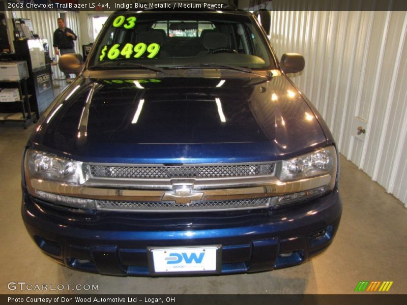 Indigo Blue Metallic / Medium Pewter 2003 Chevrolet TrailBlazer LS 4x4