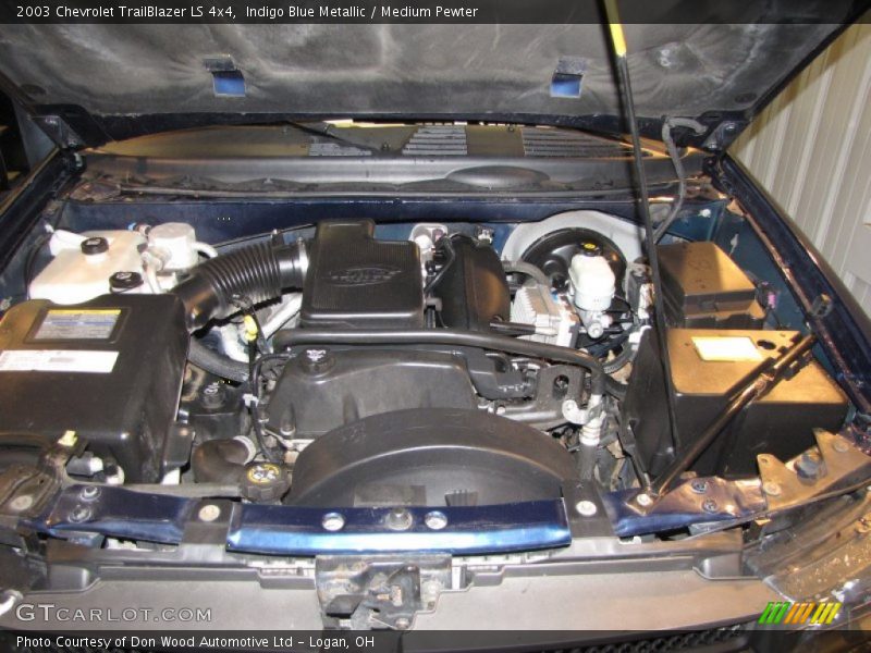 Indigo Blue Metallic / Medium Pewter 2003 Chevrolet TrailBlazer LS 4x4