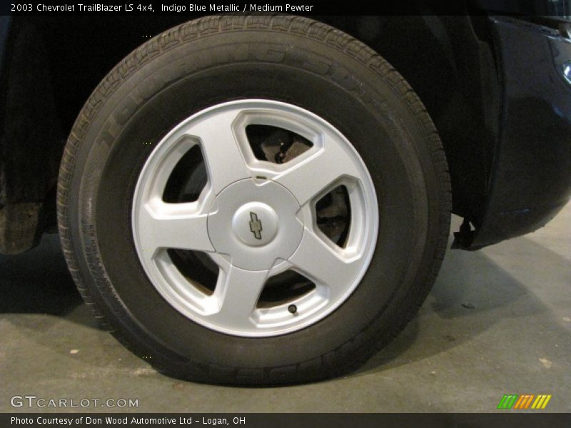 Indigo Blue Metallic / Medium Pewter 2003 Chevrolet TrailBlazer LS 4x4